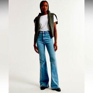 Abercrombie high rise flare